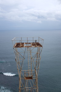 Das ist nicht der Leuchtturm. Gott sei Dank.