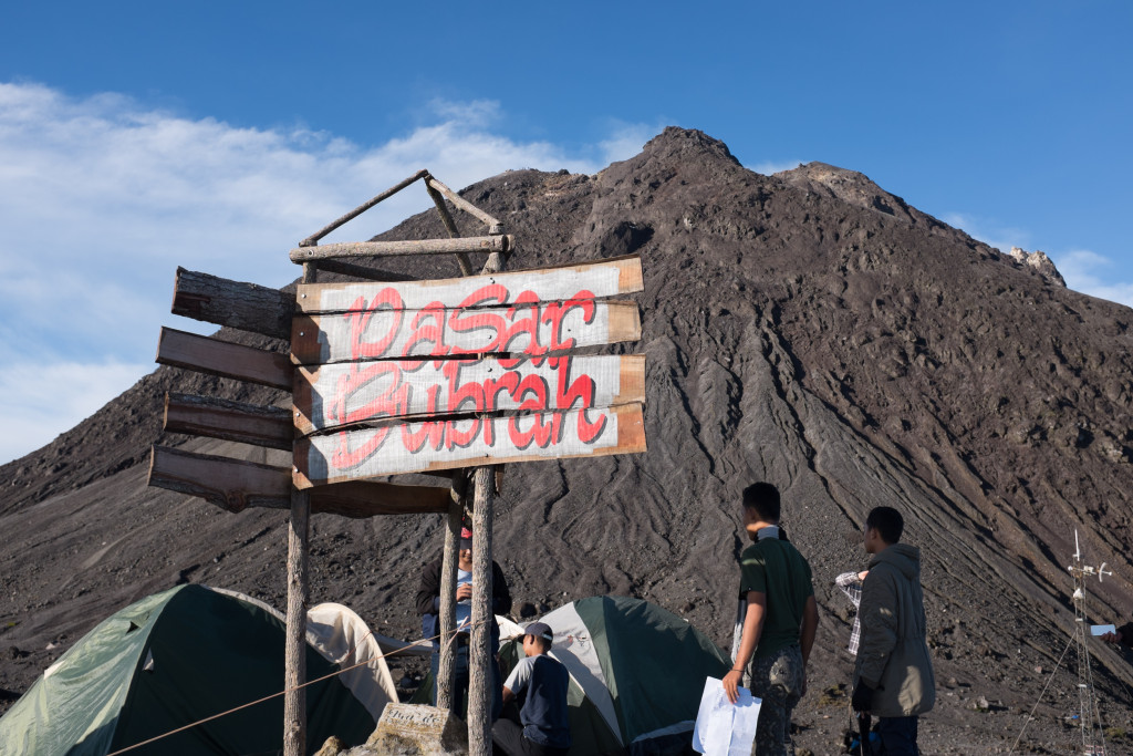 Das letzte Camp unterhalb des Gipfels