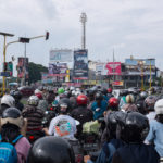 Der Verkehr kann zu Spitzenzeiten schon ganz schön anstrengend sein aber das soll nichts im Vergleich zu Jakarta sein. In Jogja kommt man immer noch ein bisschen voran.